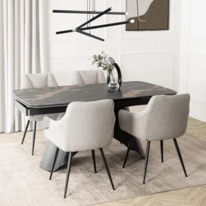 Scaun NAWARA Grey Boucle