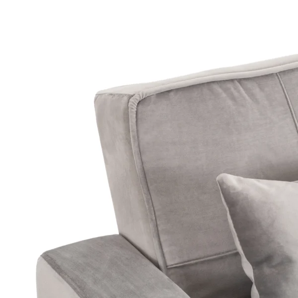product-3690-10 Fotoliu culisant SOLOR Velur gri — Fotolii de relaxare