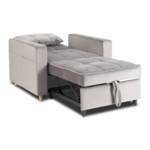 product-3690-7 Fotoliu culisant SOLOR Velur gri — Fotolii de relaxare