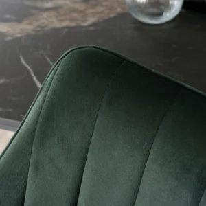 Scaun pivotant MUMBAI, velur, verde