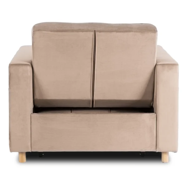 Scaun reclinabil SOLOR din velur bej