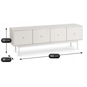 product-3694-7 Dulap RTV MARLEN 155 cm Cașmir — Comode TV