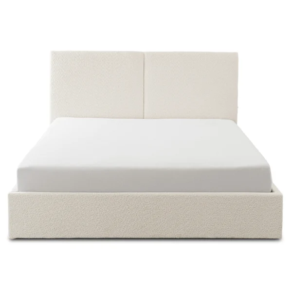 product-3696-1 Pat 140x200 MARSYLIA cu container Cream Boucle — MOBILA