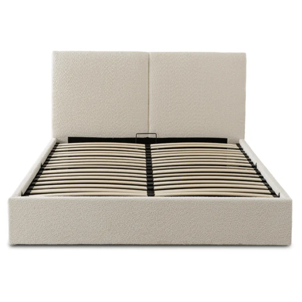 product-3696-5 Pat 140x200 MARSYLIA cu container Cream Boucle — MOBILA