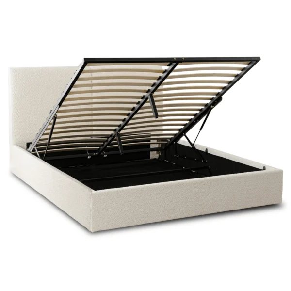 product-3696-6 Pat 140x200 MARSYLIA cu container Cream Boucle — MOBILA