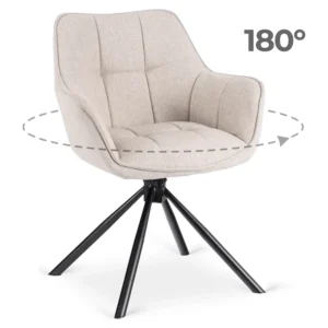 Scaun pivotant MUSSO Gri Boucle