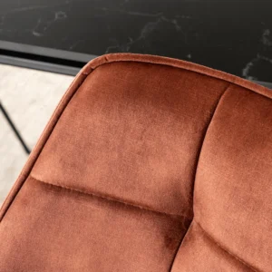 LUNA Scaun pivotant Red Velour — MOBILA