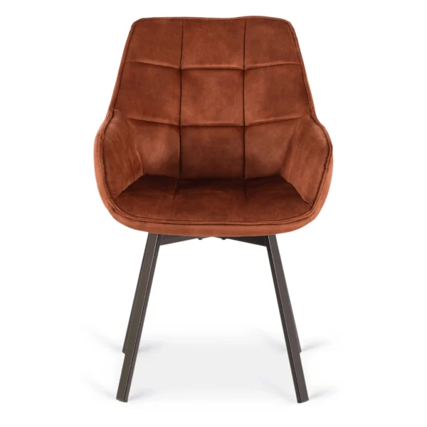 LUNA Scaun pivotant Red Velour — MOBILA