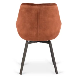LUNA Scaun pivotant Red Velour — MOBILA