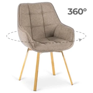 Scaun pivotant MIA bej