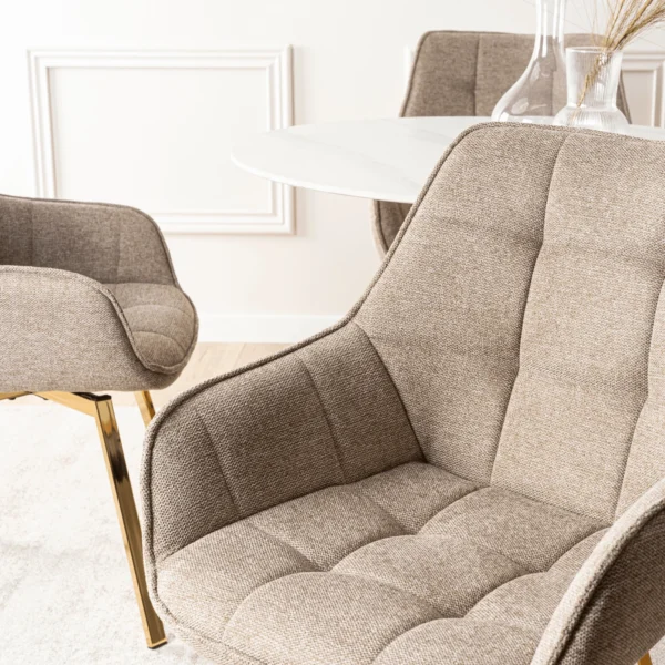 Scaun pivotant MIA bej