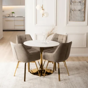 Scaun pivotant MIA bej