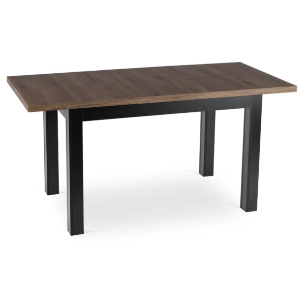 product-3709-5 Masa SKUBI extensibilă 120-160 cm, nuc/negru — Mese