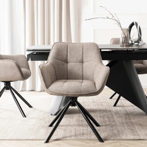 Scaun pivotant PEONY 2 Cappuccino