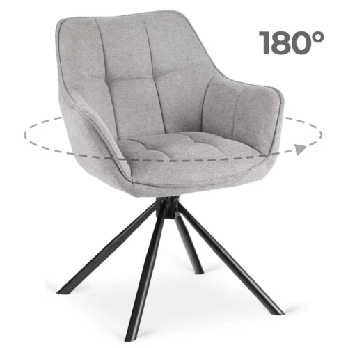 Scaun pivotant PEONY 2, gri