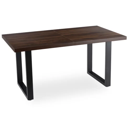 Masa extensibilă EDWIN 160–260 cm Nuc/Negru