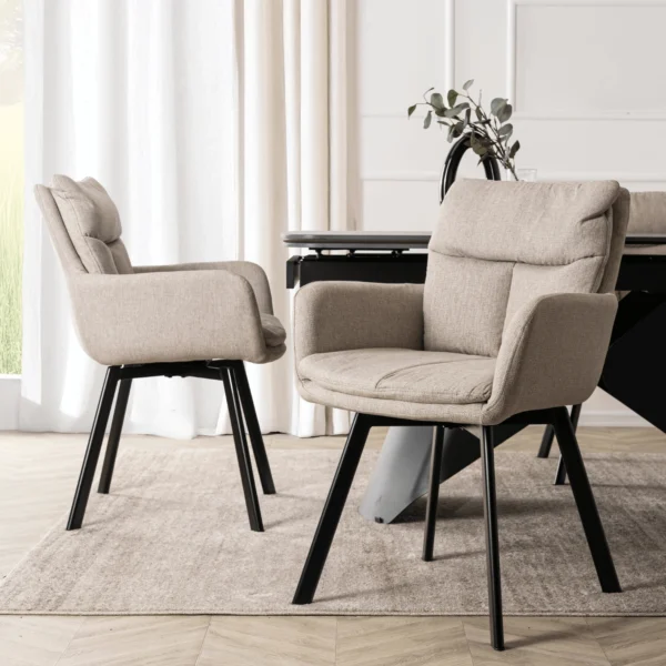 Scaun pivotant CORTADO Bej