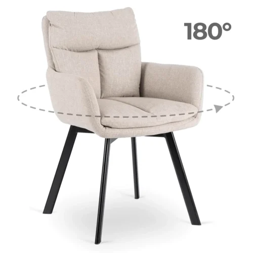 Scaun pivotant CORTADO Bej