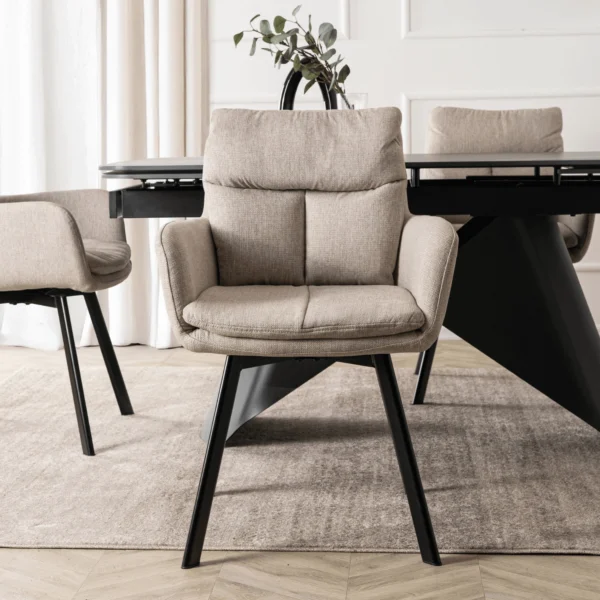 Scaun pivotant CORTADO Bej