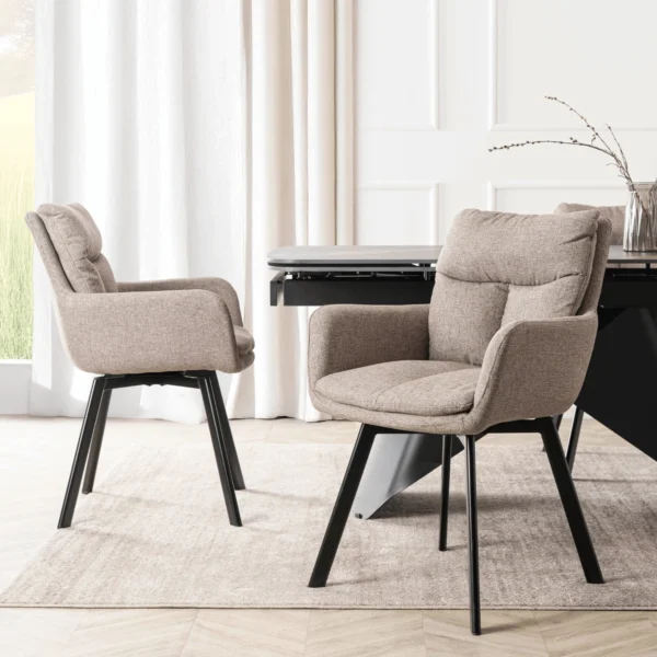 Scaun pivotant CORTADO maro