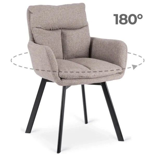 Scaun pivotant CORTADO maro