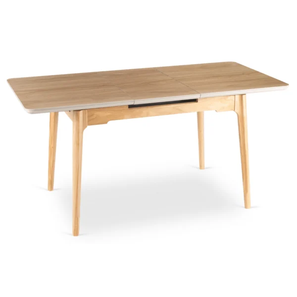 product-3727-5 SAMER Masă pliantă din ceramică 120-160 cm Stejar — Mese