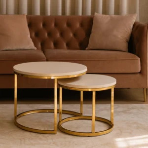 Set de masă APULIA din cașmir/auriu