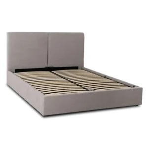 Pat din țesătură crem 90x200 CRATER