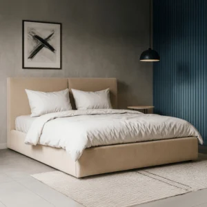 Pat 160x200 MARSYLIA cu container Beige Corduroy — MOBILA