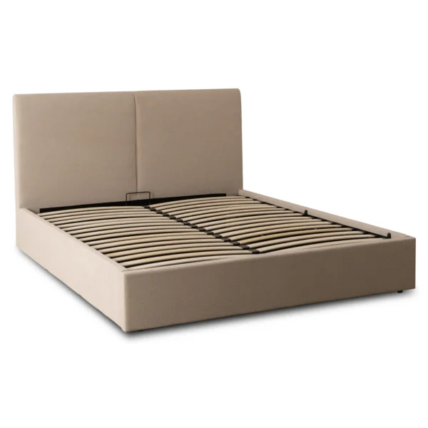 Pat 160x200 MARSYLIA cu container Beige Corduroy — MOBILA