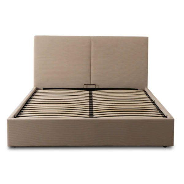 Pat 160x200 MARSYLIA cu container Beige Corduroy — MOBILA