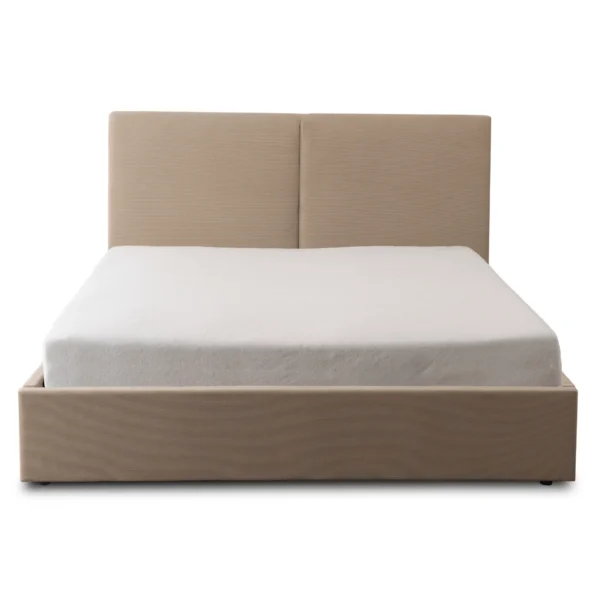 Pat 160x200 MARSYLIA cu container Beige Corduroy — MOBILA