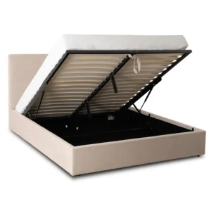 product-3743-3 Pat MARSEILLE 160x200 cu spațiu de depozitare Țesătură bej