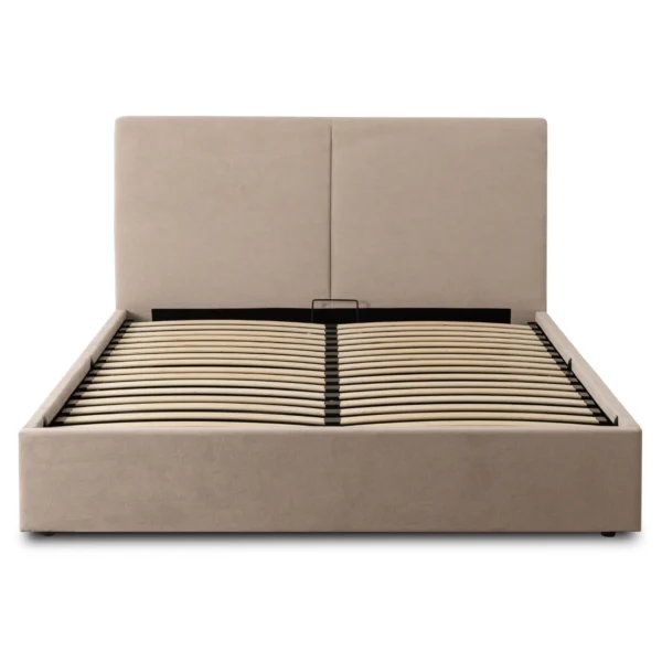 product-3743-4 Pat MARSEILLE 160x200 cu spațiu de depozitare Țesătură bej