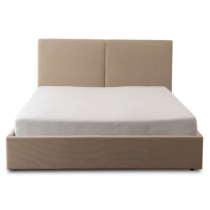 Pat MARSEILLE 140x200 cu spațiu de depozitare Velur bej