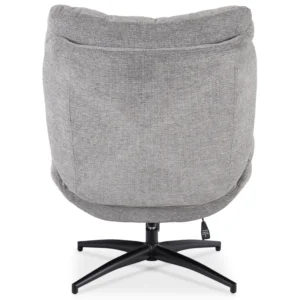 FREMONT Scaun pivotant cu suport pentru picioare, gri