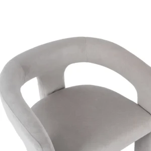 Scaun reclinabil LILLE din velur gri