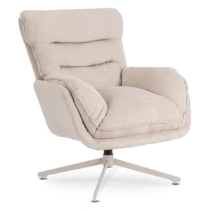 product-3755-1 PASADENA Fotoliu pivotant cu suport pentru picioare Culoare crem — Fotolii de relaxare