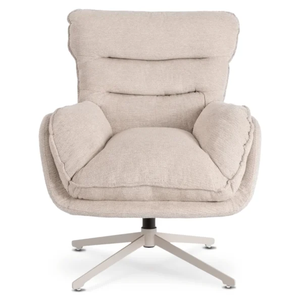 product-3755-2 PASADENA Fotoliu pivotant cu suport pentru picioare Culoare crem — Fotolii de relaxare