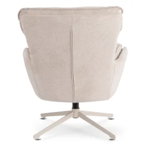 product-3755-4 PASADENA Fotoliu pivotant cu suport pentru picioare Culoare crem — Fotolii de relaxare