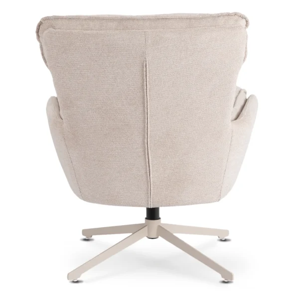 product-3755-4 PASADENA Fotoliu pivotant cu suport pentru picioare Culoare crem — Fotolii de relaxare
