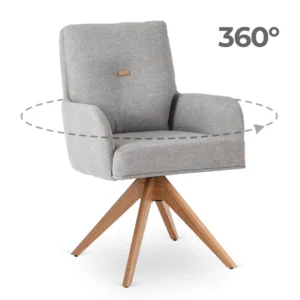 Scaun pivotant BIANCO Gri