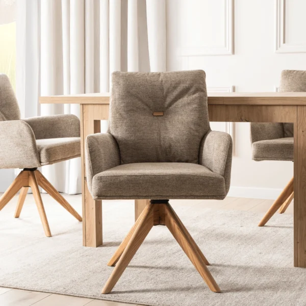 Scaun pivotant BIANCO, maro