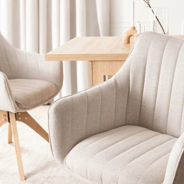 Scaun pivotant LEMON Bej deschis