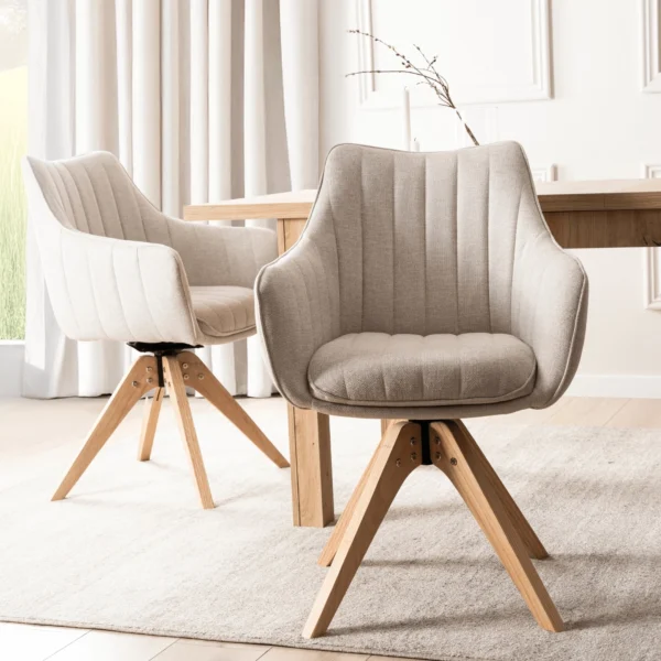 Scaun pivotant LEMON Bej deschis