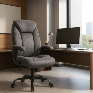 product-3762-0-1 Fotoliu pivotant COMFORT din velur gri — MOBILA