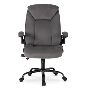 product-3762-1 Fotoliu pivotant COMFORT din velur gri — MOBILA