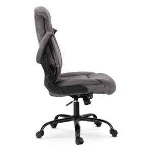 product-3762-4 Fotoliu pivotant COMFORT din velur gri — MOBILA