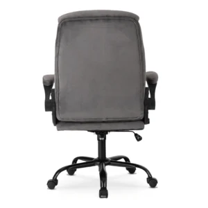 product-3762-5 Fotoliu pivotant COMFORT din velur gri — MOBILA