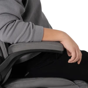 product-3762-7 Fotoliu pivotant COMFORT din velur gri — MOBILA